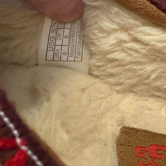 Ugg- Tan Suede Tazz Platform Slide on Slipper Shoes - Picture 13 of 13